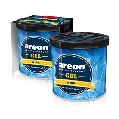 Abbildung von AREON Lufterfrischer Gel CAN Auto Duft Duftdose Raumduft Erfrischer Autolufterfrischer (Wish)