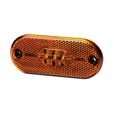 Abbildung von HELLA VALUEFIT 2PS 357 009 001 Seitenmarkierungsleuchte Begrenzungsleuchte Anhänger Wohnwagen LED 12V Schraubanschluss/Anbau Kabel: 150mm links/rechts, Schwarz