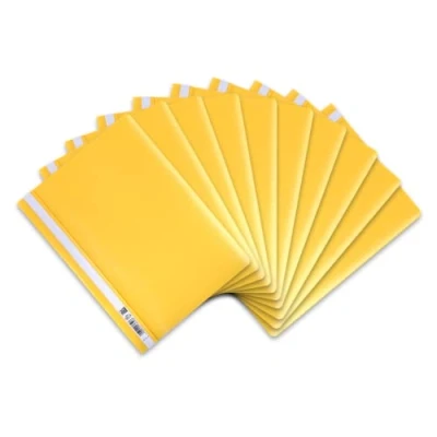 Abbildung von Oxford Schnellhefter A4, aus Kunststoff, gelb, 10er Pack