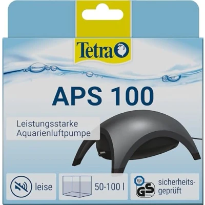 Abbildung von Tetra APS 100 Aquarium Luftpumpe leise Membran Pumpe für Aquarien von 50 L, schwarz