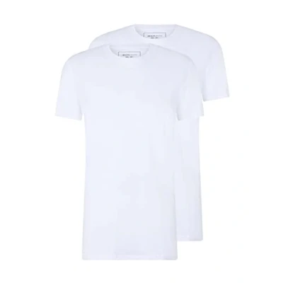Abbildung von TOM TAILOR Denim Herren Long Fit T Shirt im Doppelpack, White, XXL