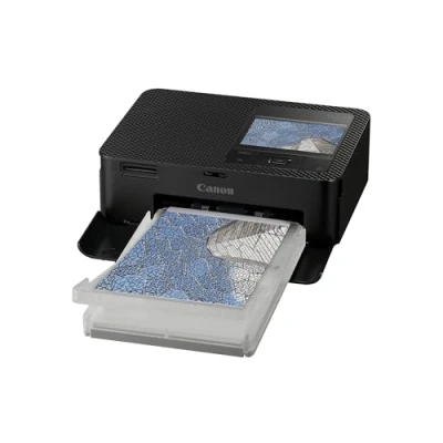 Abbildung von Canon SELPHY CP1500 Mini Fotodrucker mobil tragbar unterwegs (bis Postkartengröße 10x15cm, WLAN, kabellos, Thermosublimation, App, farbstabil 100 Jahre) schwarz [ohne Farbband/Papier, ohne Akku]