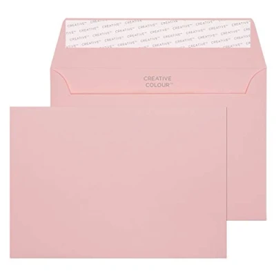 Abbildung von Blake Creative Colour 15101 Farbige Briefumschläge Haftklebung Baby Rosa C6 114 x 162 mm 120g/m² 25 Stück