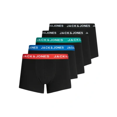 Abbildung von Jack &amp; Jones Jachuey Trunks 5 PACK Panties, Herren, Größe: XL, Electric blue lemonade