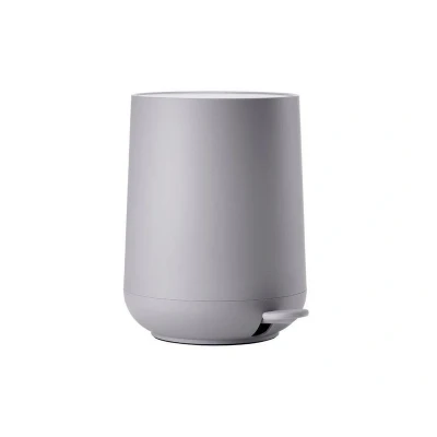 Abbildung von Zone Denmark Nova Mülleimer fürs Bad, Kosmetikeimer, Abfalleimer Badezimmer, Durchm. 20,5 cm, Höhe 23,5 Fassungsvermögen 3 Liter, Gull Grey