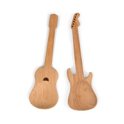 Abbildung von Kikkerland CU64 Rockin Löffel Buchenholzlöffel Gitarren