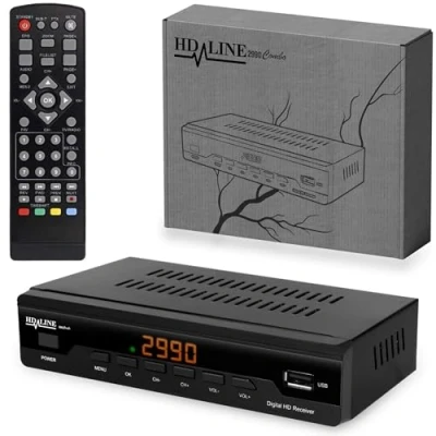 Abbildung von Kabelreceiver Kabel Receiver für digitales Kabelfernsehen 2990 Combo DVB C (HDTV,DVB / C2, T/T2, HDMI, SCART, USB 2.0, WLAN optional) + HDMI