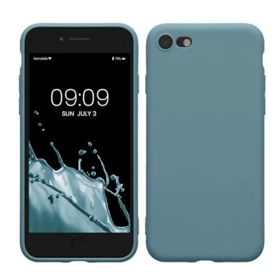 Abbildung von kwmobile Handyhülle kompatibel mit Apple iPhone SE (2022) / (2020) 8 7 Hülle Handy Case aus weichem Silikon in Antique Stone