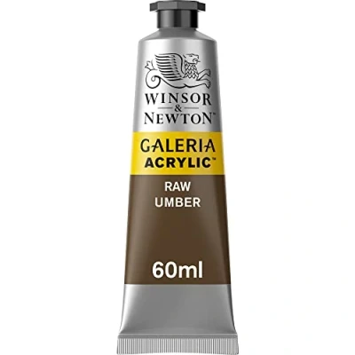 Abbildung von Winsor &amp; Newton 2120554 Galeria Acrylfarbe, hohe Pigmentierung, lichtecht, buttrige Konsistenz, 60 ml Tube Umbra Gebrannt