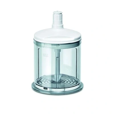 Abbildung von Bosch Hausgeräte Universalzerkleinerer MFZ4050, schnelles Zerkleinern von Lebensmitteln, Feinschliff Edelstahlmesser, 0,75l nutzbares Füllvolumen, sicherer Stand, weiß, 14 cm l x w 20 h