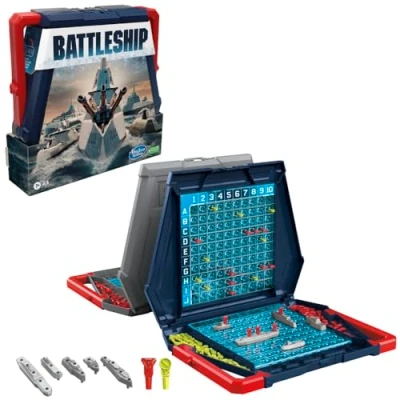 Abbildung von Hasbro Battleship Klassisches Brettspiel, spannendes Strategiespiel für Kinder ab 7 Jahren