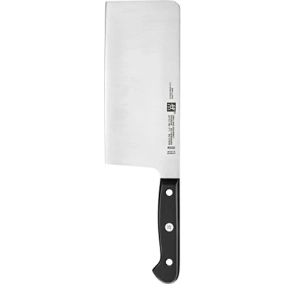Abbildung von ZWILLING Gourmet Chinesisches Kochmesser, 18 cm, Rostfreier Spezialstahl, Ergonomischer Kunststoff Griff, Schwarz Made in Germany