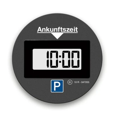 Abbildung von Needit elektronische Parkscheibe Park Lite One I automatische elektrisch mit Zulassung vom Kraftfahrt Bundesamt Digitale Parkuhr 2 Displays funktionell, langlebig &amp; zuverlässig