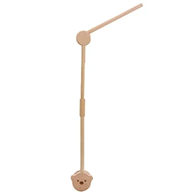 Abbildung von Promise Babe Baby Mobile Halterung Holz Bär Design, Babybett Wickeltisch DIY Höhenverstellbar Laufstall Halter Gestell Stange für Aufhängung Spieluhr Windspiel Bettglocke