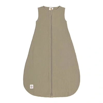 Abbildung von LÄSSIG Baby Sommerschlafsack ohne Ärmel Muslin Baumwolle GOTS zertifiziert unisex/Muslin Sleeping Bag olive, Größe 50/56 0 2 Monate