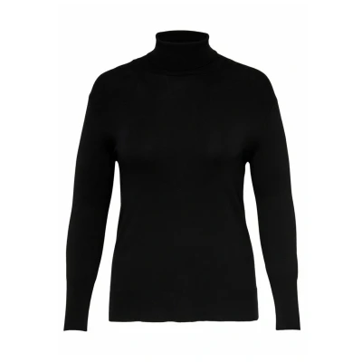 Abbildung von ONLY Carmakoma Curvy Rollkragen Strickpullover, Damen, Größe: S 42/44, Black