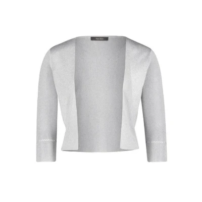 Abbildung von Vera Mont Damen 0225/4818 Strickjacke, Grey/Silver, L