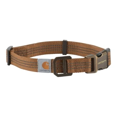 Abbildung von Carhartt Hundehalsband, braun/gebürstetes Messing, Größe M