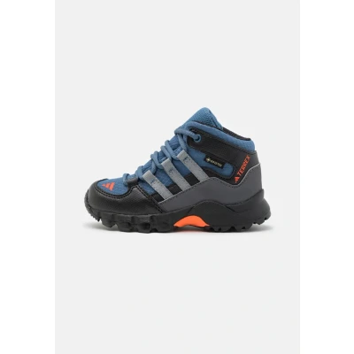 Abbildung von Adidas Terrex MID GTX I Hikingschuh für Kinder, Größe: 19, Steel/grey three/impact orange Textil/synthetik