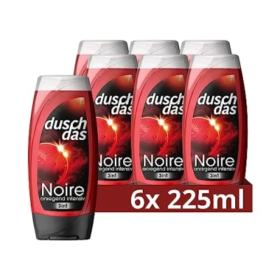 Abbildung von Duschdas 3 in 1 Duschgel &amp; Shampoo Noire Duschbad mit Fresh Energy Duftformel sorgt für einen erfrischenden Start den Tag 6x 225 ml