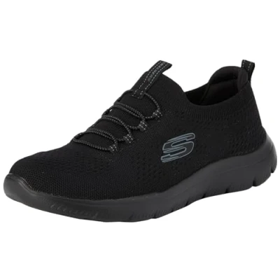 Abbildung von Skechers Damen Gipfel Sneaker, Schwarz, 39 EU