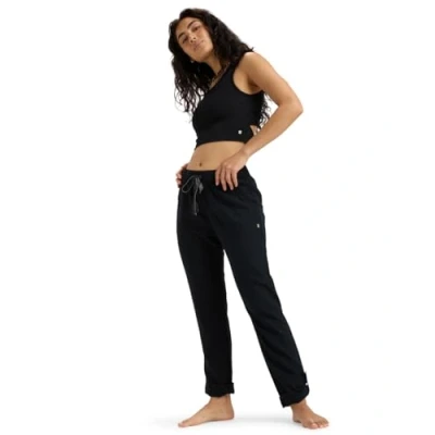 Abbildung von Roxy ON THE Seashore Stoffhose, Damen, Größe: Medium, Anthracite