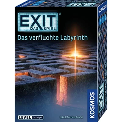 Abbildung von KOSMOS 682026 EXIT Das Spiel verfluchte Labyrinth, Level: Einsteiger, Escape Room Spiel, Game für 1 bis 4 Spieler ab 10 Jahre, EIN einmaliges Gesellschaftsspiel