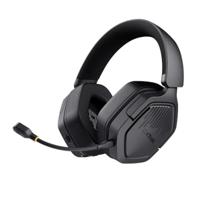Abbildung von Trust GXT 1493 Ravox Gaming Headset Wireless Bluetooth + 2.4 GHz für PS5 PS4 Switch PC Mobile, 50mm Treiber, 70H Akkulaufzeit, Over Ear Kopfhörer Kabellos mit Mikrofon, Schwarz