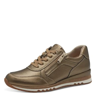 Abbildung von Marco Tozzi Sneaker low, Damen, Größe: 40, Dark gold Schuhe