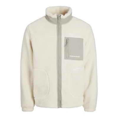 Abbildung von Jack &amp; Jones Jorvesterbro Jacket Fleecejacke, Herren, Größe: Large, Cloud dancer