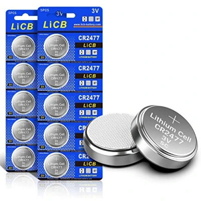 Abbildung von LiCB 10 Stück CR2477 3V Lithium Knopfzellen CR 2477 Batterien