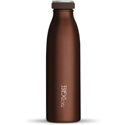 Abbildung von 720DGREE Edelstahl Trinkflasche “milkyBottle 1L BPA Frei, Auslaufsicher, Kohlensäure geeignet Thermosflasche für Sprudel, Sport, Uni, Schule, Fitness, Outdoor, Camping