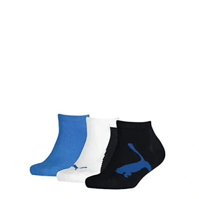 Abbildung von PUMA Unisex Kinder Socken Bwt Sneaker, Navy / White Strong Blue, 31 34 EU
