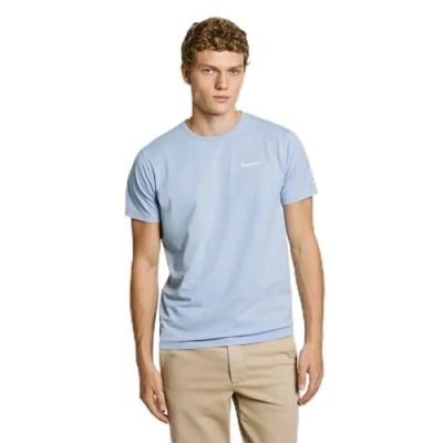 Abbildung von Pepe Jeans Original Tshirt basic, Herren, Größe: Small, Light thames blue