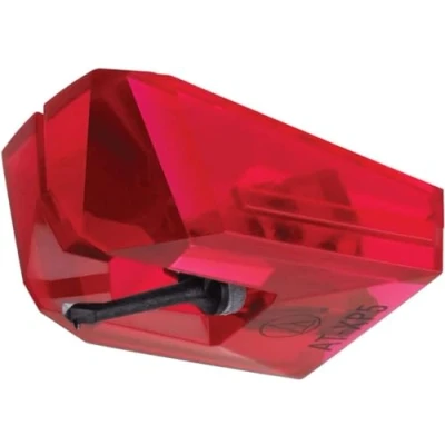 Abbildung von Audio Technica ATN XP5 Elliptischer Ersatz Plattenspieler Stylus für AT Patrone, Rot