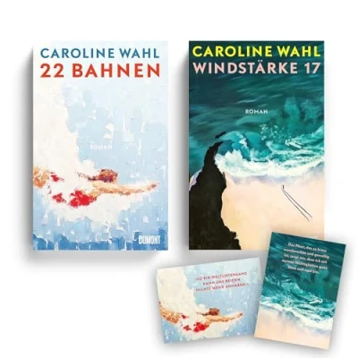 Abbildung von Caroline Wahl Taschenbuch Set: 22 Bahnen &amp; Windstärke 17 Zwei Bestseller im Doppelpack für Fans der jungen deutschen Literatur Inkl. 2 exklusiver Postkarten Geschenkset Leseratten