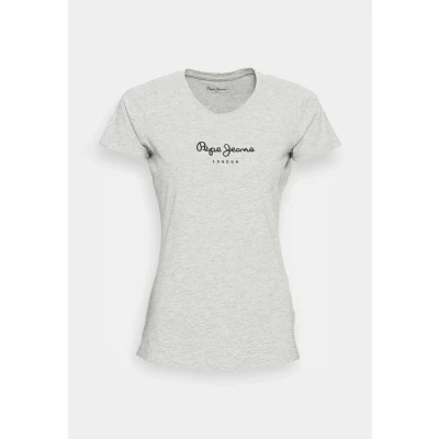 Abbildung von Pepe Jeans NEW Virginia Tshirt print, Damen, Größe: Large, Grey