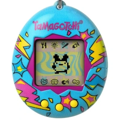 Abbildung von Bandai Tamagotchi Original Lightning Elektronisches virtuelles Tier mit Farbdisplay, 3 Tasten und Spielen Interaktives Kinderspielzeug ab 8 Jahren 42923