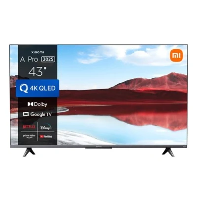Abbildung von Xiaomi TV A Pro 43 2025, Zoll, 4K, HDR, QLED, Quantum Dot Technology, UHD, Smart TV, Google MEMC, Voice Control, edgeless Design