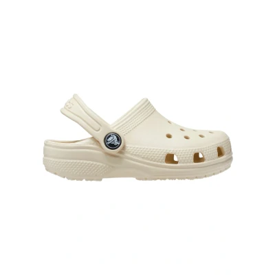 Abbildung von Crocs Pantolette flach für Kinder, Größe: 22/23, Bone Kunststoff