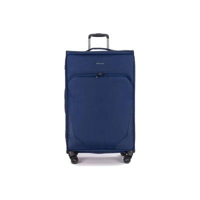 Abbildung von Stratic Mix Koffer M blue mit 4 Rollen Weichgepäck