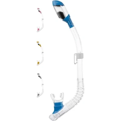 Abbildung von Cressi Unisex Kinder Schnorchel Minidry, clear/blau,one size, ES258820