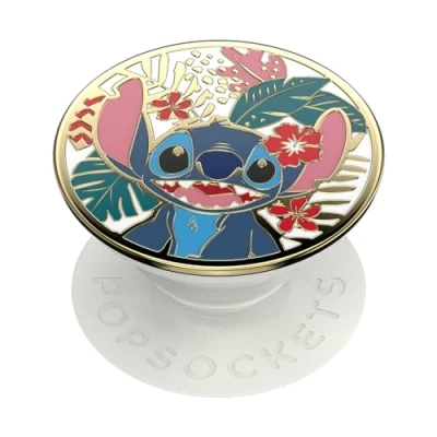 Abbildung von PopSockets PopGrip Ausziehbarer Sockel und Griff mit einem Austauschbarem Top für Smartphones Tablets Enamel Stitch