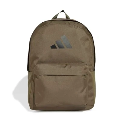 Abbildung von adidas Unisex Classic 3BARS Backpack, Olive strata/Black, One Size