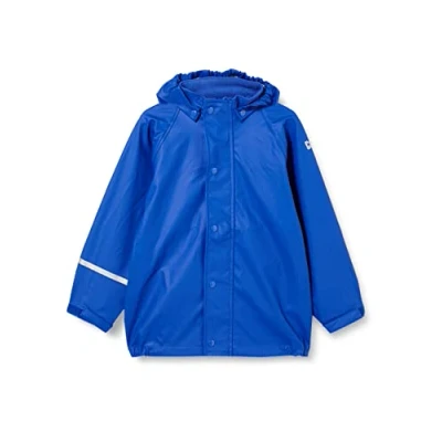 Abbildung von CareTec Unisex Kinder Rain Jacket Pu W/O Fleece Regenjacke, Oceanblue (706 1), 80 EU