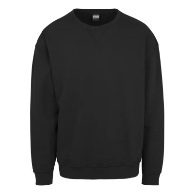 Abbildung von Urban Classics OPEN EDGE CREW Sweatshirt, Herren, Größe: Medium, Black