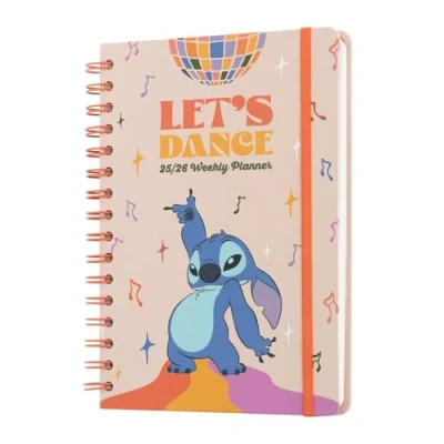 Abbildung von Grupo Erik Kalender 2026 Buchkalender Schülerkalender 2025/2026 Disney Stitch Terminplaner Schulplaner 2025 A5 Schüler und Studierende Ringbuch Geschenk Einschulung Junge Mädchen