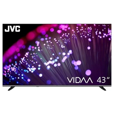Abbildung von JVC Fernseher 43 Zoll Smart TV VIDAA LT 43VD3555 4K UHD, HDR mit Dolby Vision und integriertem Triple Tuner, LED schwarz