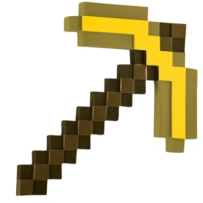 Abbildung von Minecraft Gold Spitzhacke