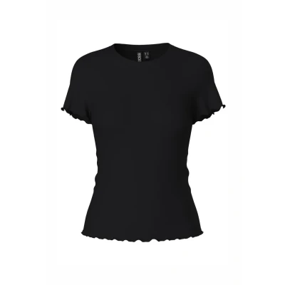 Abbildung von Pieces Pcnicca SS Oneck NOOS Tshirt basic, Damen, Größe: Medium, Black